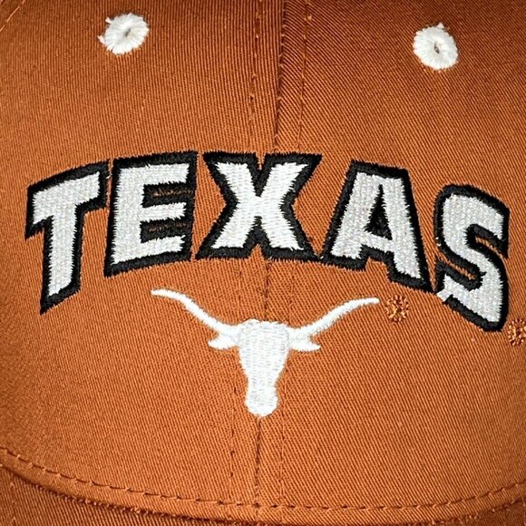 Texas Longhorns Burnt Orange NCAA Adjustable Captivating Headgear Ball Cap - Picture 7 of 11